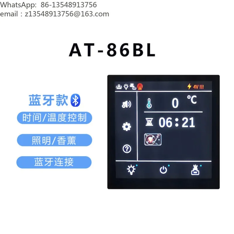 Smart Digital Thermostat Panel Bluetooth Wireless Controller for Sauna Heater Sauna Room Temperature Control