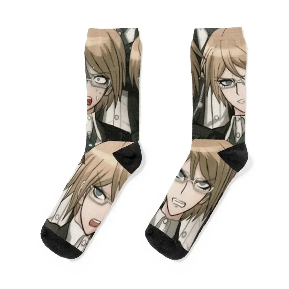 

Byakuya Togami Socks Stockings anti slip football new year Heating sock Luxury Woman Socks Men's