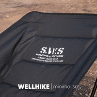 WELLHIKE Outdoor SWS Lying Flat Chair Aluminum Alloy  Camping Folding Portable High Back Large Comfortable Napping Chair