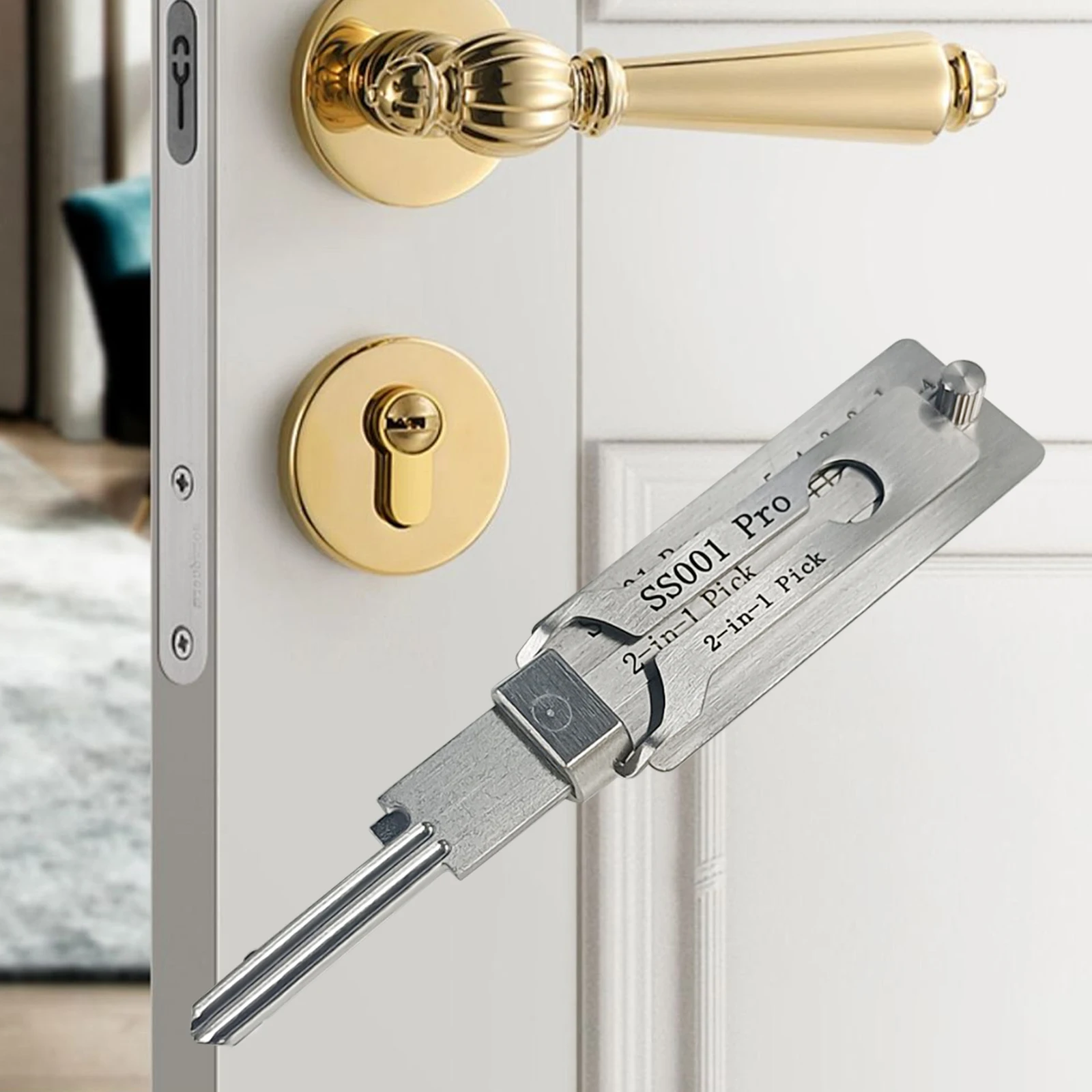 스테인레스 스틸 키 디코더 SS001 정밀 도구 후크 도구 픽업 손 도구 유지 보수 수리 키트