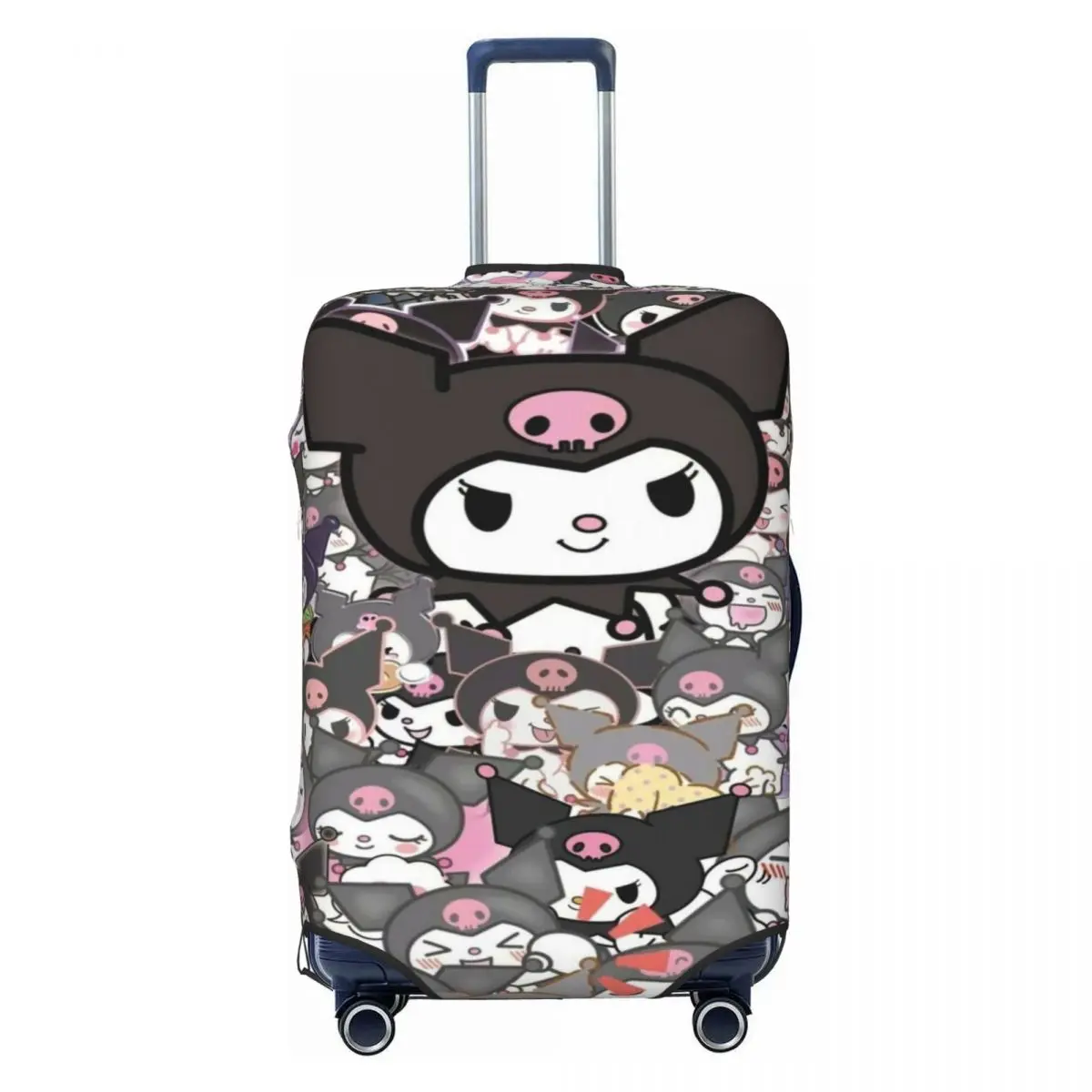

Custom Kuromi Cartoon Luggage Cover Protector Fashion Travel Suitcase Protective Cover for 18-32 Inch