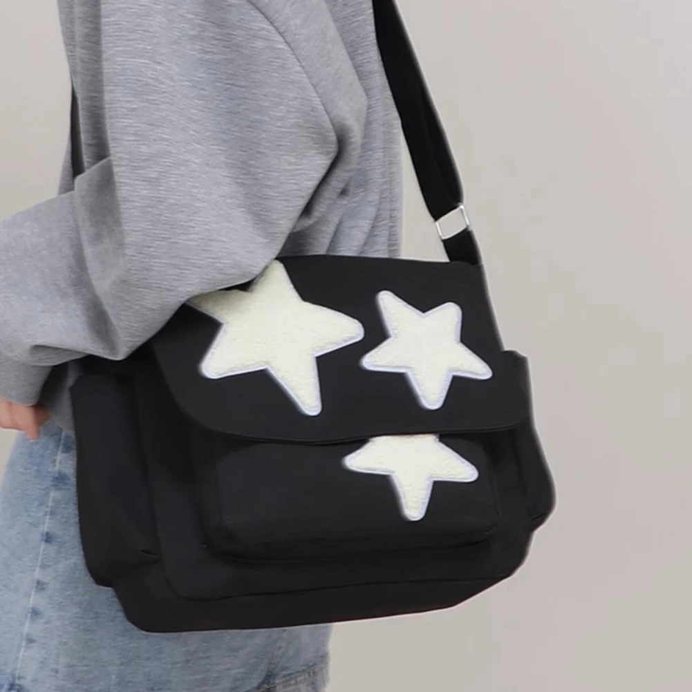 Women Cute Bags Trendy Shoulder Bag Y2k Star Messenger Bag Versatile Crossbody Bag Women Luxury Handbags Japan Commuter Bag