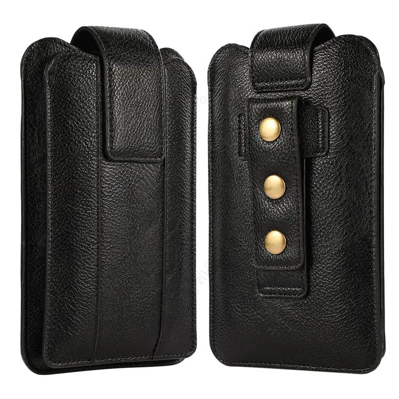 

Magnetic Leather Phone Flip Case For Sony Xperia 1 10 5 VI Adjustable Pouch Waist Bag Wallet Cover For Xperia 1 V 10 IV 5 III L4