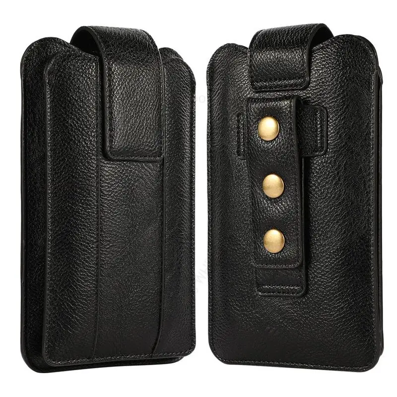 

Universal Leather Phone Pouch Waist Bag For Infinix Smart 6 HD 5 Pro 5A 4C 4 3 2 6 Plus Adjustable Holster Magnetic Wallet Case