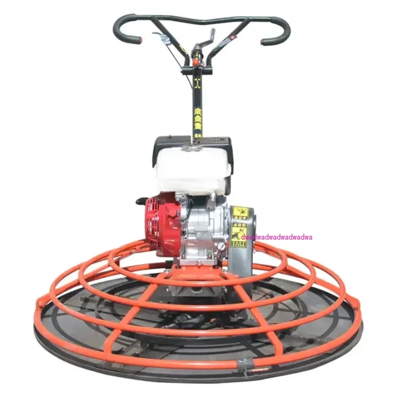 High efficiency concrete power trowel machine with gasoline engine