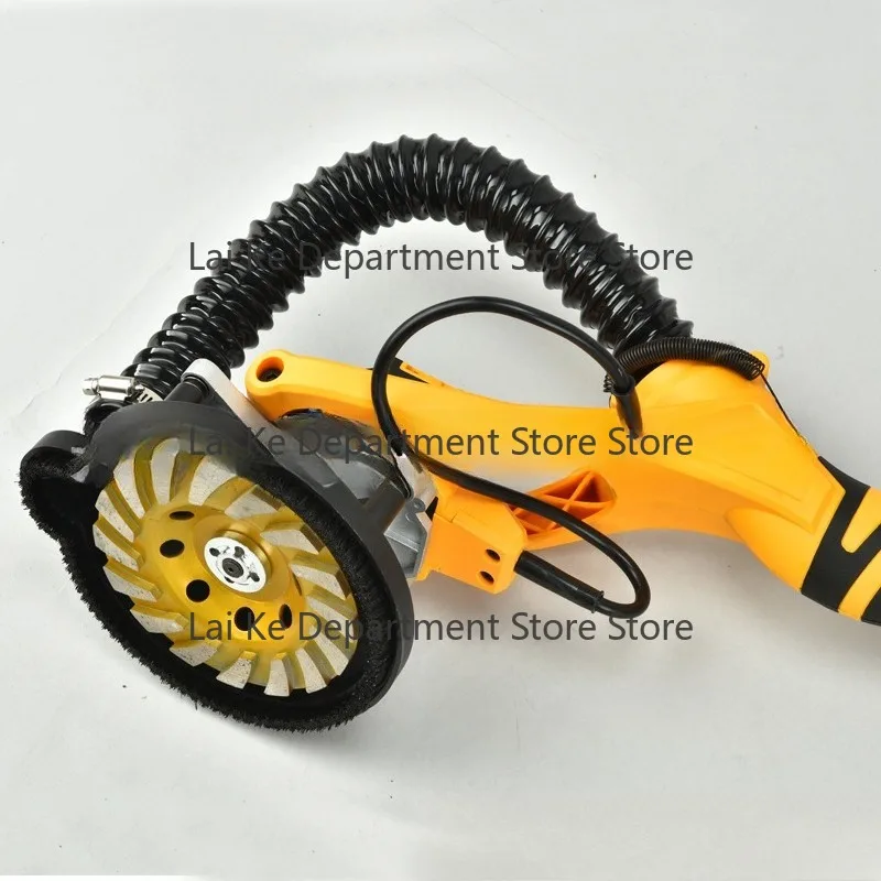 Brushless long-rod wall sander and planer, sanding machine for walls, dust-free putty machine, coarse planer with LED light