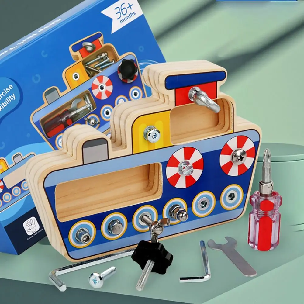 몬테소리 어린이 놀이 장난감 나사 활동 미세 운동 훈련 어린이 교육 장난감 환경 친화적 인 척