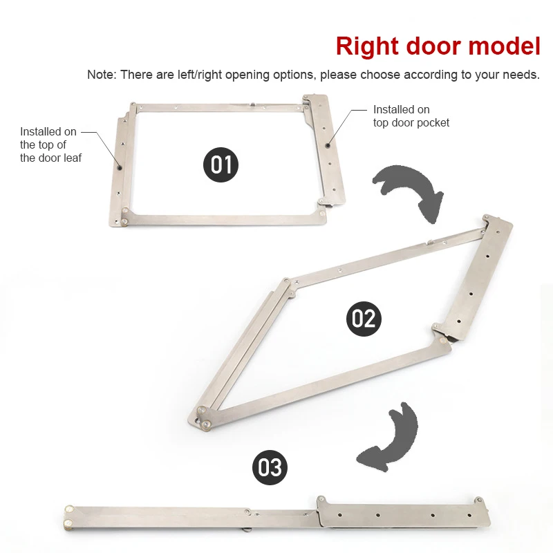 180 Degree Folding Door Hardware Wooden Bi Fold Door Hardware Exterior Folding Door Stainless Steel