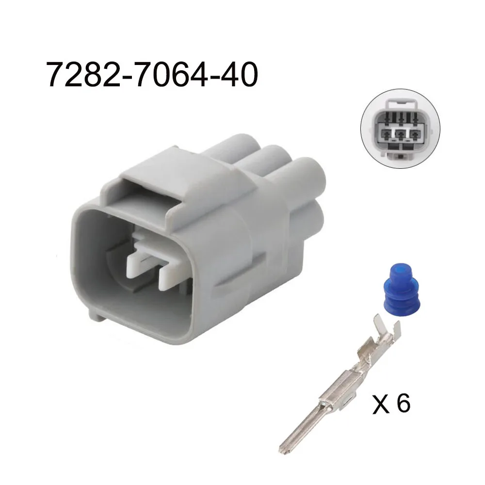 Imagem -05 - Conector de Fio Macho e Fêmea Impermeável Plug Terminal Automotivo Pin 7183787430 100set