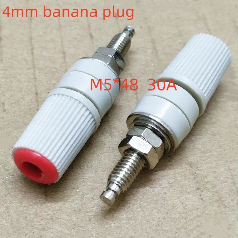 High Current 30A M5 Type 4mm Amplifier Female Banana Jack Socket Test Binding Post