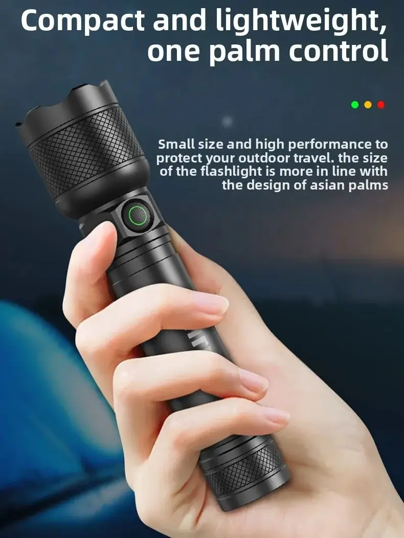 Philips nouveau 2188 LED lampe de poche en alliage d'aluminium lumière portable USB rechargeable lampe de camping pour la randonnée en plein air