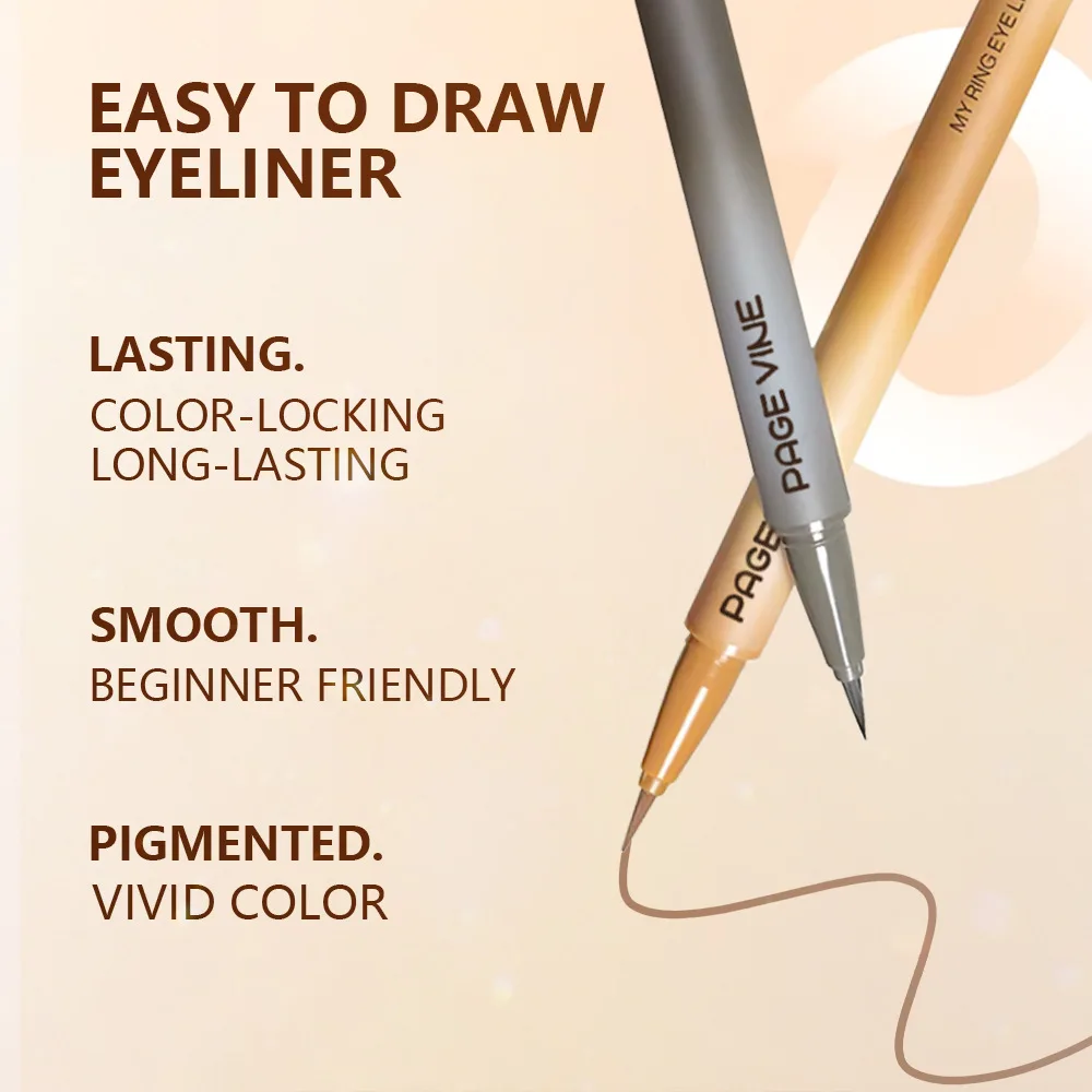 Colorful Liquid Eyeliner Pen, Waterproof Sweatproof Long Lasting Eyeliner, Soft Fine Tip Smudge-proof Eye Makeup Cosmetics