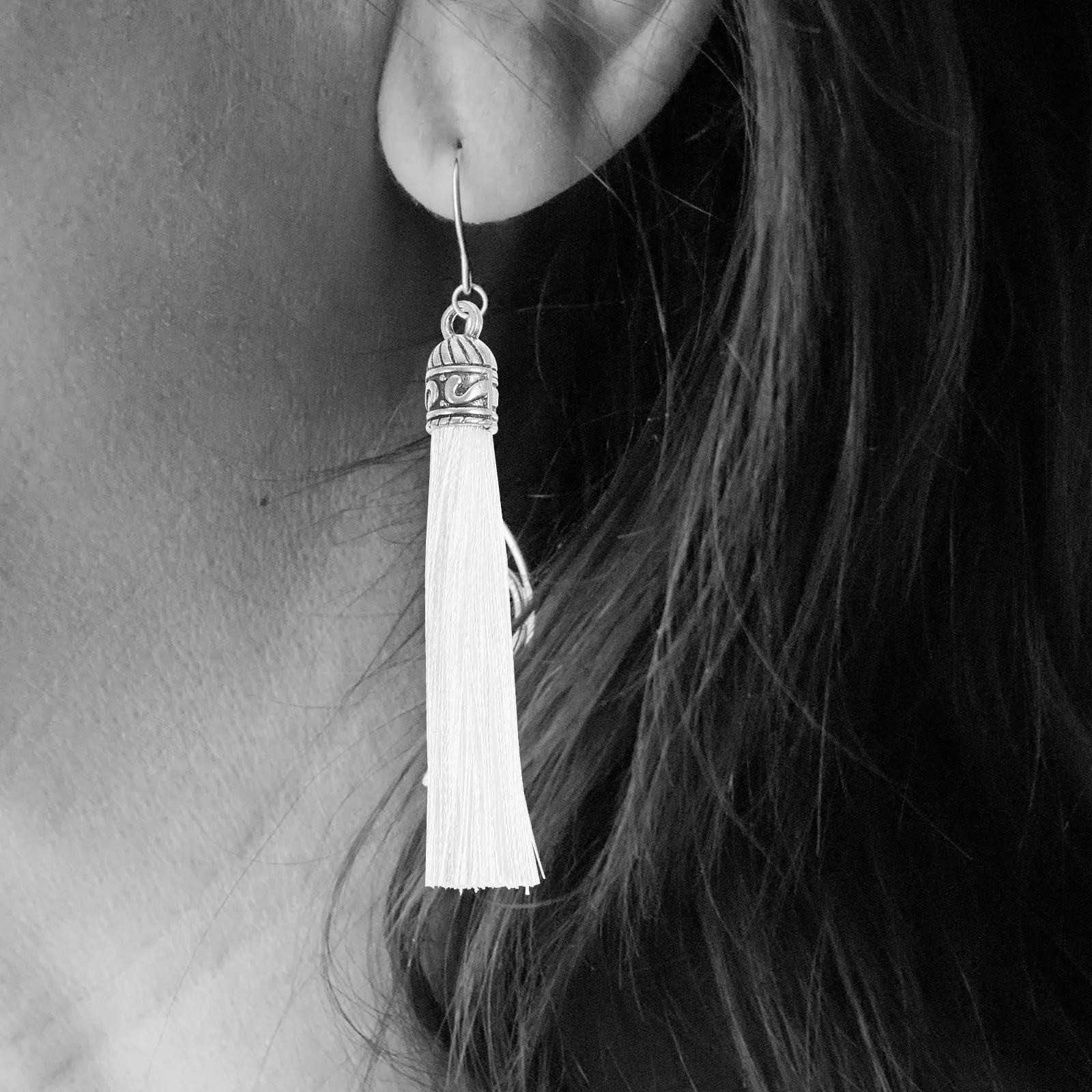 

50Pcs Tassel Pendant Accessories Small Metal DIY Keychain Charm for Jewelry Making Handbag Decorative Tassels Keychain Tassels