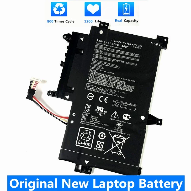 CSNHY Original New B31N1345 Laptop Battery For ASUS Transformer Book Flip TP500L TP500LA TP500LN 11.4V 48WH