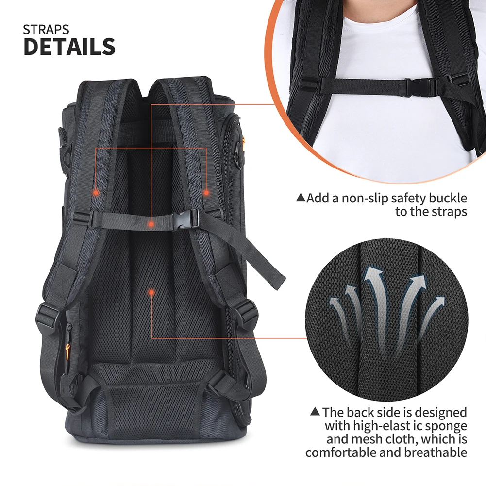 Waterproof Speaker Shoulder Bags Large Capacity Speaker Protection Case Storage Bag with Adjustable Strap for JBL Partybox 110