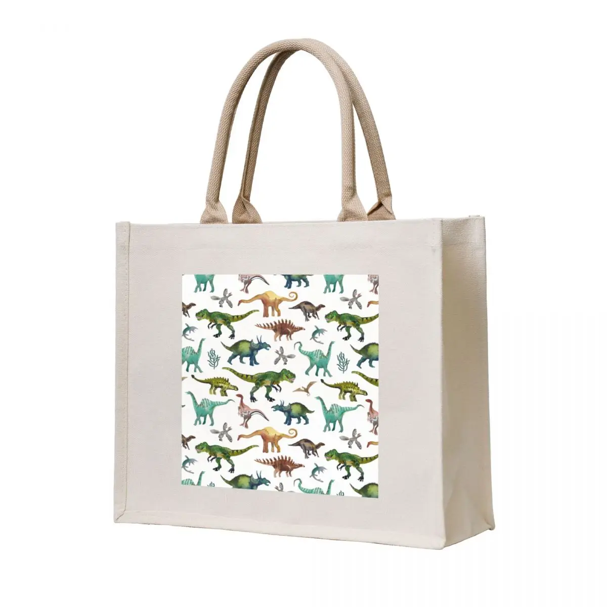 Dino-Mite Dreams for kids Trendy dinosaur pattern Unique gift idea. Tote Bag Handbags bags woman 2025 shopper bags