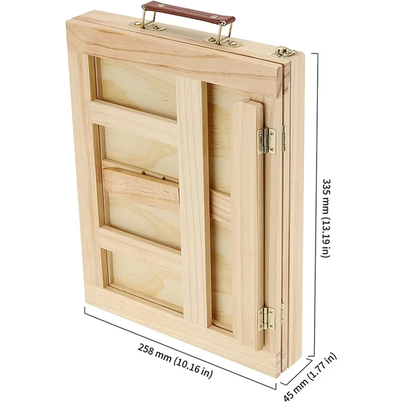 1 шт., настольный мольберт из бука, портативный художественный футляр Burlywood для начинающих и взрослых