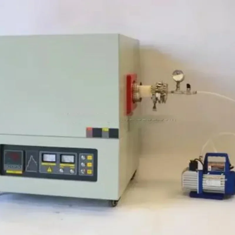 Laboratory Vacuum Heat Treatment Pyrolysis Tube Furnace XY-1600MT 110V High Temperature Resistance Sintering Furnace for Researc