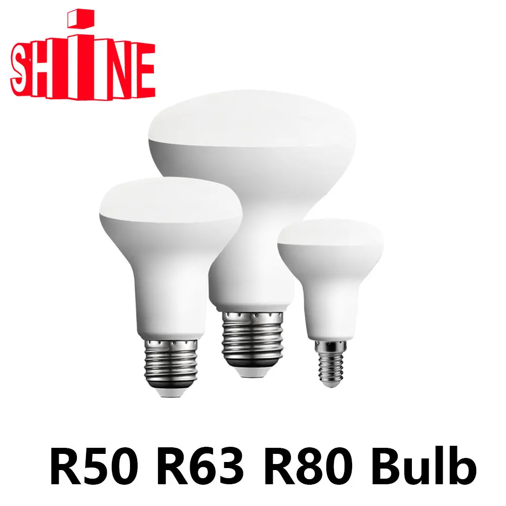 LED 목욕 램프 버섯 전구, E27, E14, R50, R63, R80, 220V, 6W, 10W, 12W, 비 스트로브, 따뜻한 백색광, ERP2.0 에 맞춰 1-10 개