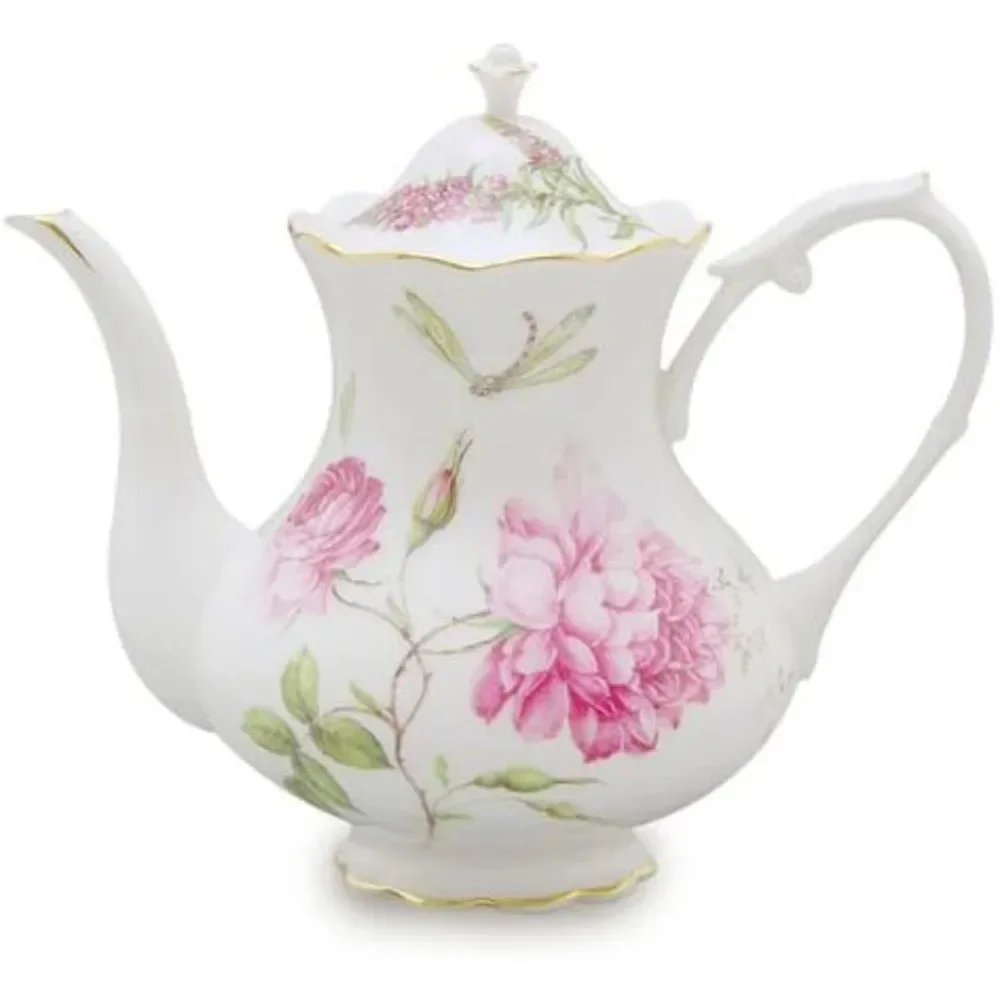 #For Tea Cup Set 11-piece Porcelain Tea Set Dahlia Ceremony Teaware Kitchen Dining Bar Home Garden&