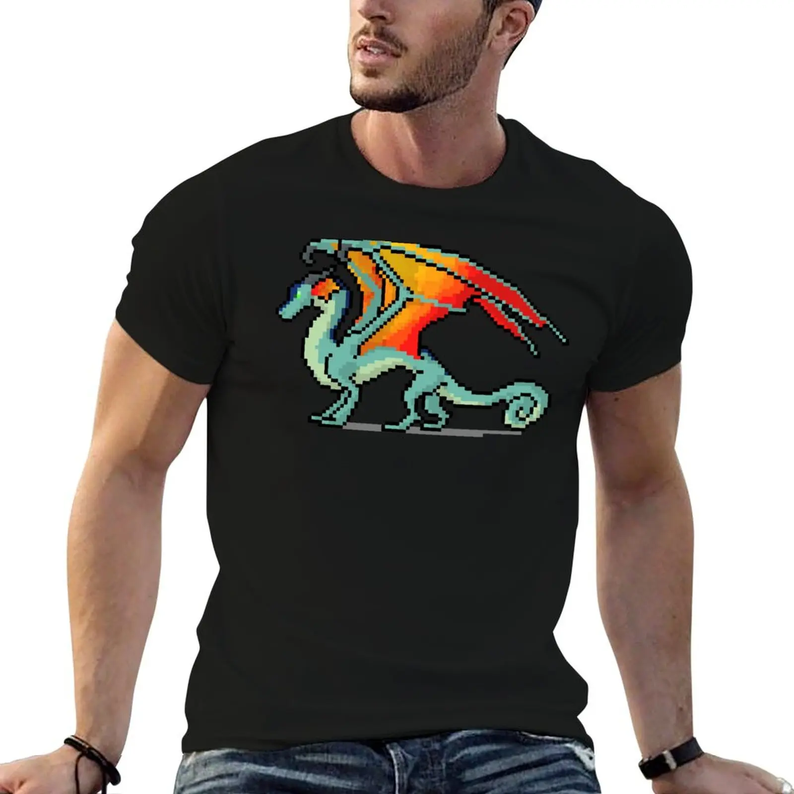 Glory Rainwing Pixel Art T-Shirt shirts graphic oversized t shirt mens t shirts pack