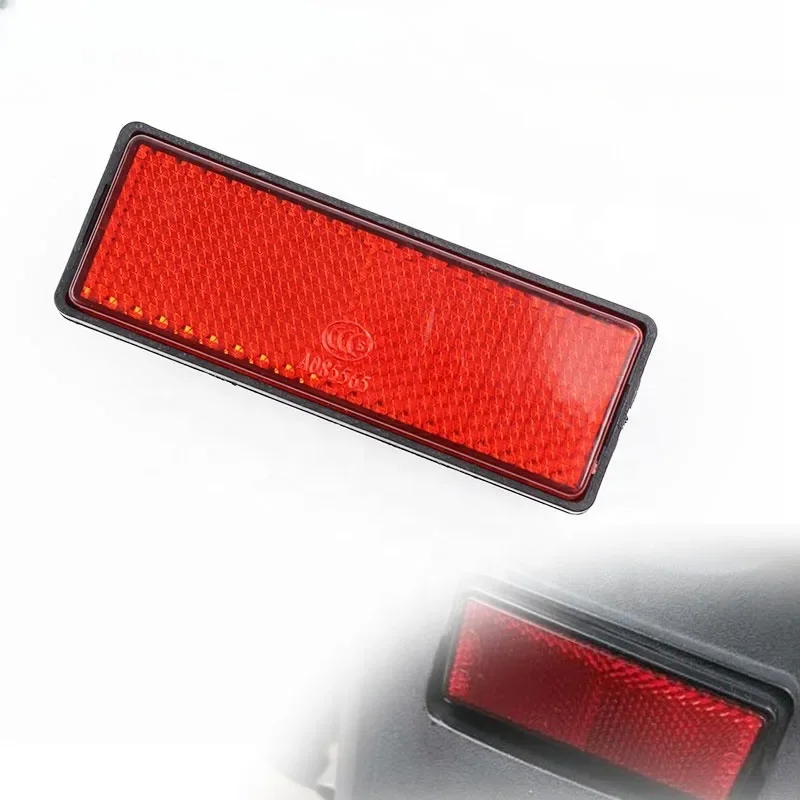Universal Motorcycle Warning Board Motorcycle Rectangular Reflector Warning Reflector Motorcycle Rear Fender Reflective Sticker