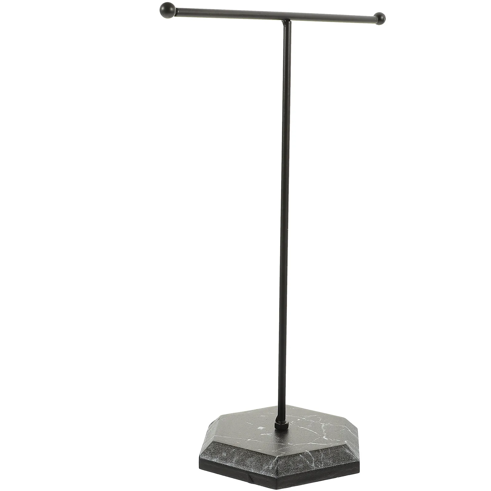 

Jewelry Display Rack Iron Shape Necklace Holder Desktop Organizer Stand for Selling Jewelry Bracelet Earring Display