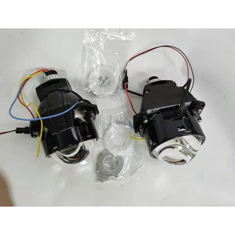 New 12v 55w Lossless LED Bifocal Lens Laser Matrix High Beam Cannon 3.0 Inch Far Beam for Kia Stinger Seltos Car 6000k