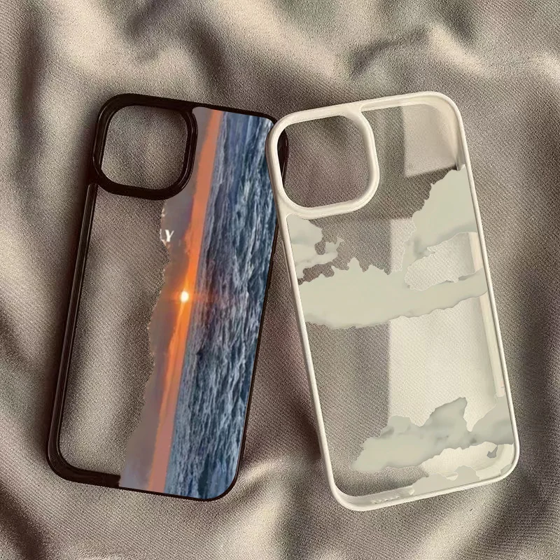 

Phone Case For Xiaomi Redmi Note 12 11 13 Pro Plus 5G Redmi 14C 13C 12C 4G Poco X6 X5 Pro Sunrise Sunset Scenery Clear Cover