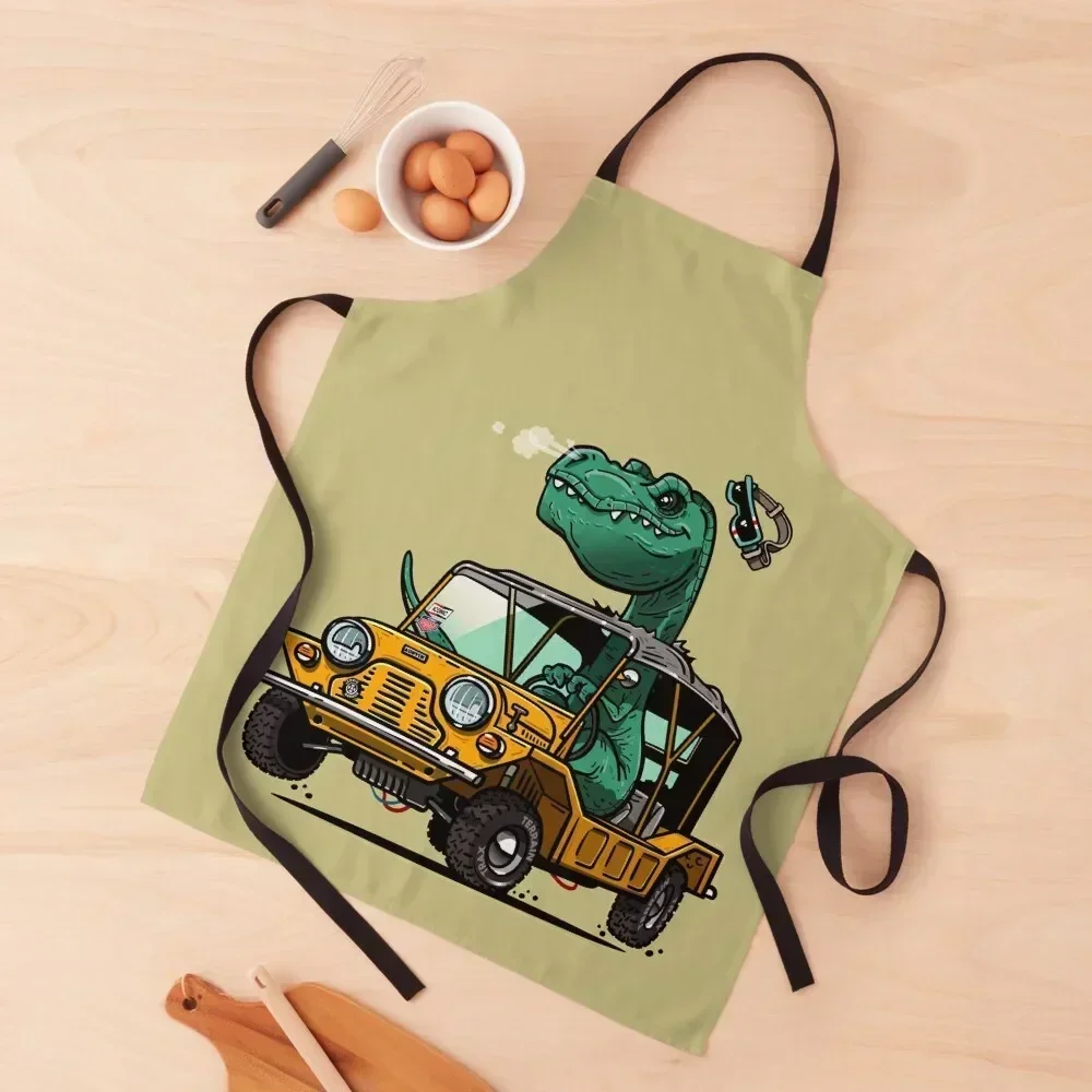 

Dino Moking Apron Bib For Kitchen Chef Uniform For Men Hairdressing Ladies Apron