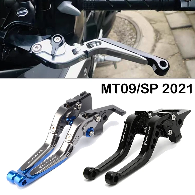 Für Yamaha MT09 MT 09 SP MT09SP 2021 2022 Motorradlenker, verstellbare kurze Hebel/ausziehbare faltbare Bremskupplungshebel