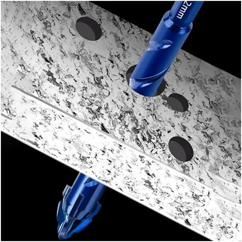 High Hardness Eccentric Drill Precision Drilling 6/8/10/12/14mm Glass Tile Ceramic Punching Rock Slab Drill Bit Offset Cutting