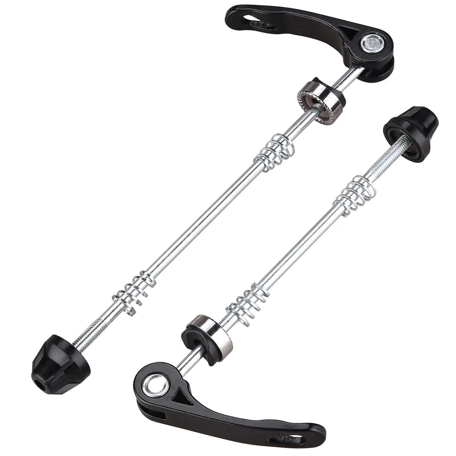 Bicycle Wheel Hub Skewers Road Mountain Bike MTB Wheel Hub Front Rear Skewers Quick Release Skewers Clip Lever Axle 155/190mm