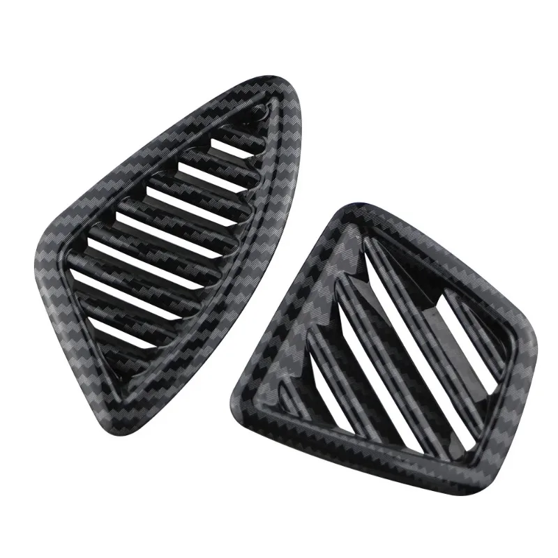 

Carbon Fiber Upper Air Conditioning Outlet Cover Side AC Vent Trim Inner Decoration for KIA Sportage NQ5 2022 2023 2024