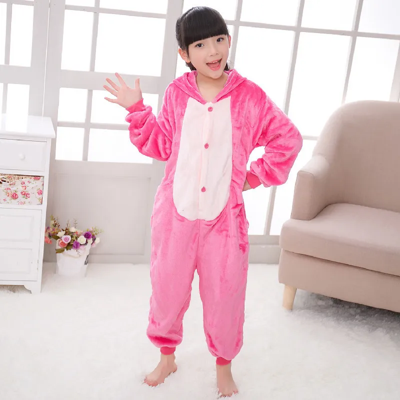 Disfraz de Cosplay de Anime Kawaii Stitch Angel, bonito pijama de una pieza de Lilo Stitch, ropa de dormir con capucha, disfraz de Halloween para niños y niñas