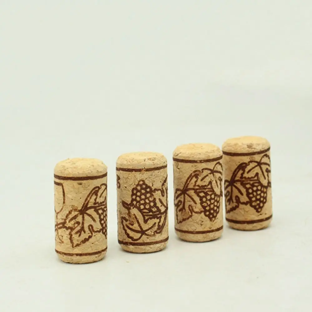 10Pcs 22mm Wood Wine Corks Stopper High Density Material Cylindrical/conical Bottle Corks Sealed Reusable Sealing Plug