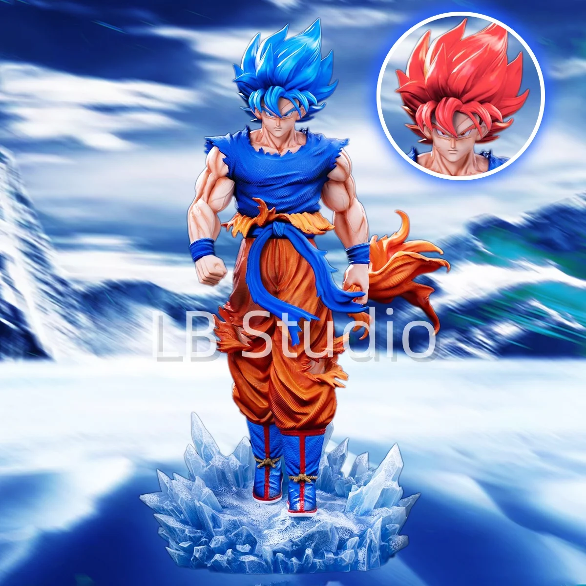

Anime Dragon Ball Z Goku Figure Super Saiyan Action Figure Collectible Statue Model Toy Gift