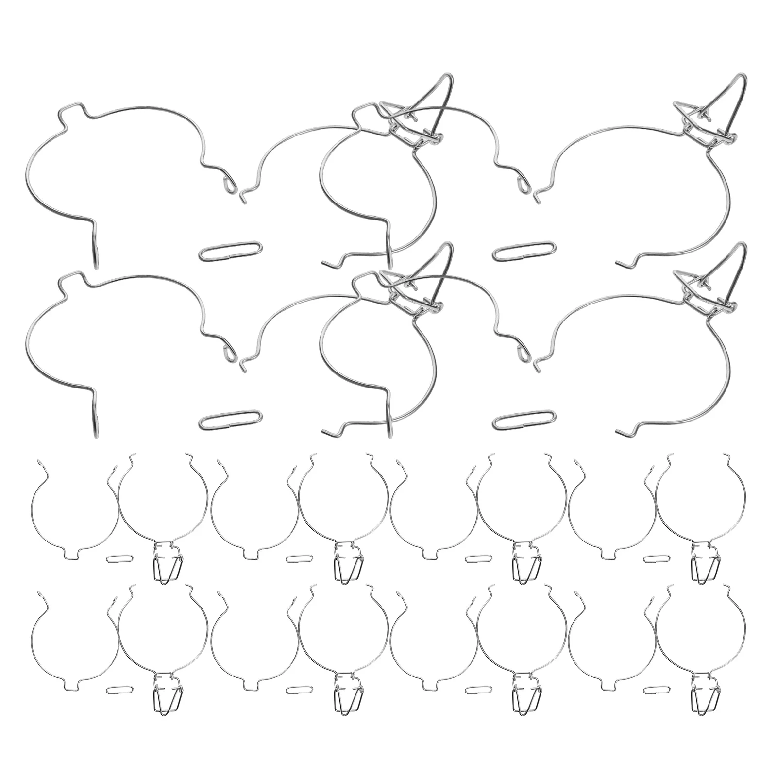 

10 Pcs Sealing Can Buckle Locking for Glass Jars Replacement Wire Stainless Steel Container Fastening