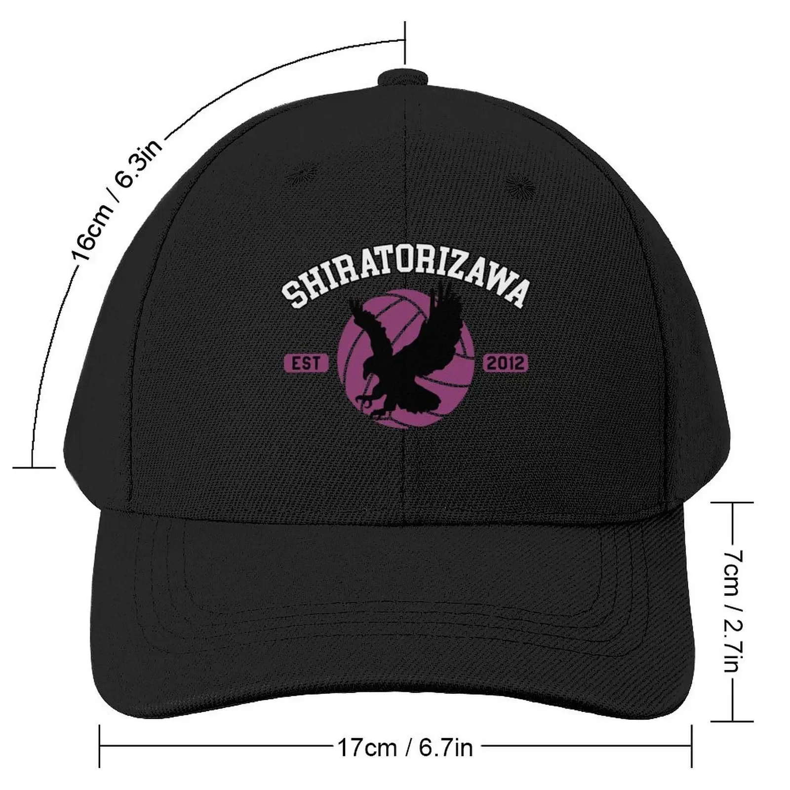 Shiratorizawa Academy - The Mighty Eagles Baseball Cap Icon Hip Hop Kids Hat Rave Caps Women Men's