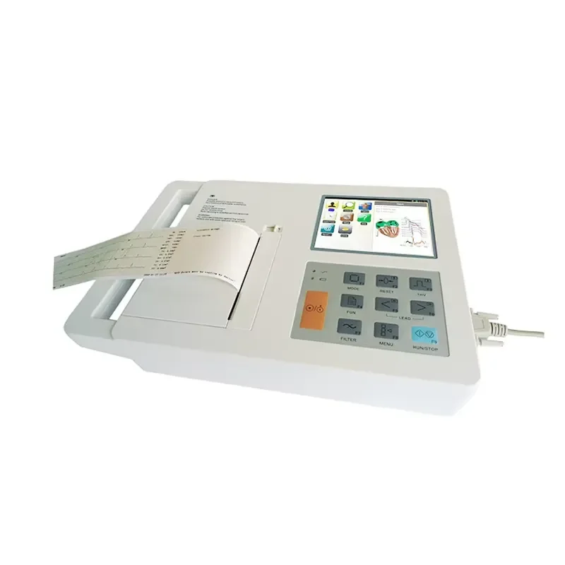 MN-ECG002 LED Touch Screen Medical 6 Channel Full Digital Electrograph Machine