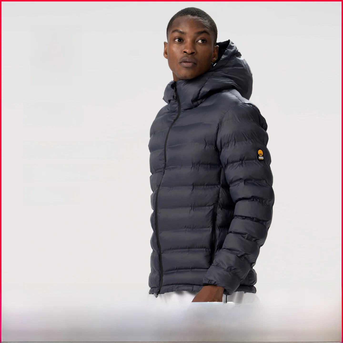 

Итальянская высококачественная уличная утепленная куртка-капсула для путешествий с проклеенными швами и наполнителем из хлопка, мужская хлопковая куртка