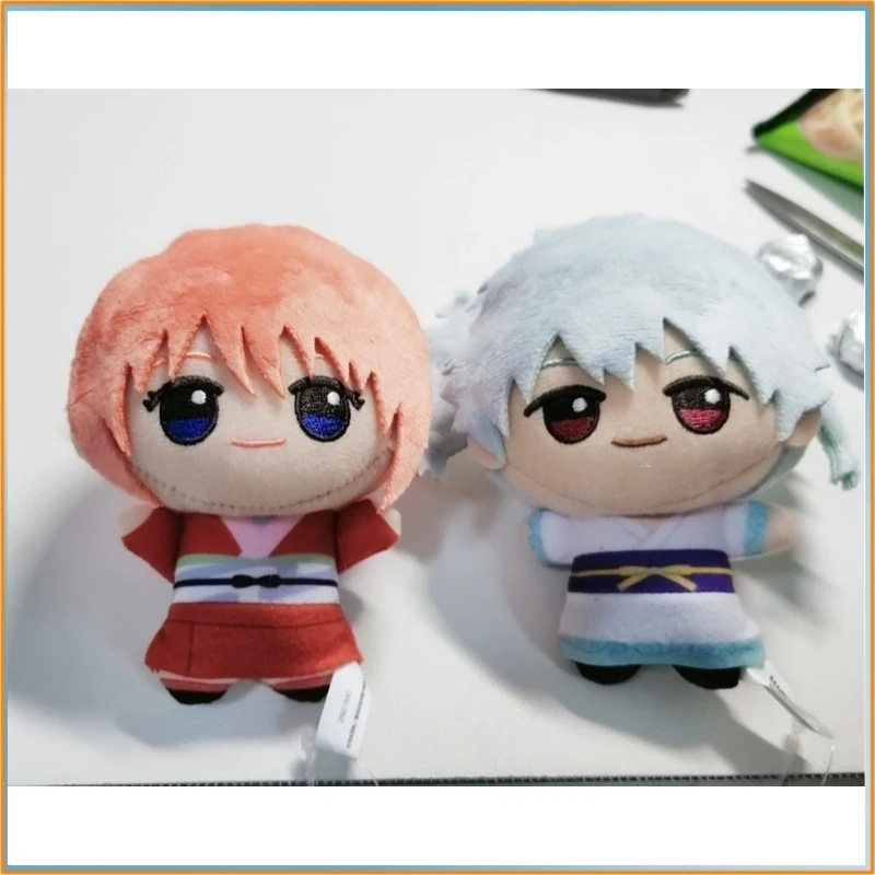 

Genuine Bandai Gintama Yoshiwara In Flames Chibi Gurumi Vol.1, 11cm Plush Doll Toy Gift For Fans
