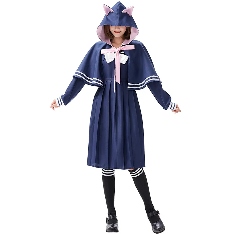 

Japanese Animal Cat Costume for Adult Women Halloween Funny Party Anime Navy Sailors Cosplay Uniform