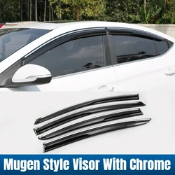 4PCS High-Quality Plastic Window Visor Vent Sun Rain Deflector for Hyundai Elantra Avante 2016-2020 Car Accessory