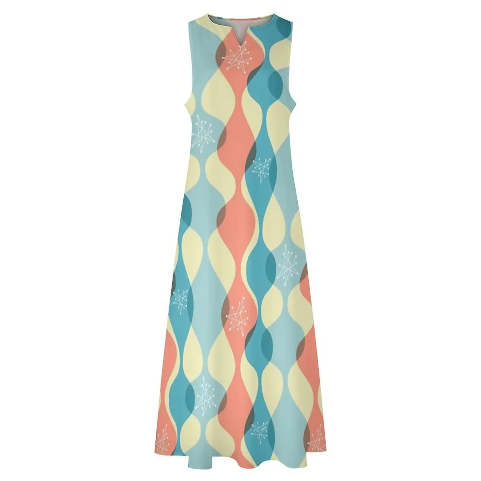 Meet the Retro 1950's Vestido largo vestidos para mujer 2025 vestidos de verano Vestidos casuales ropa para mujer