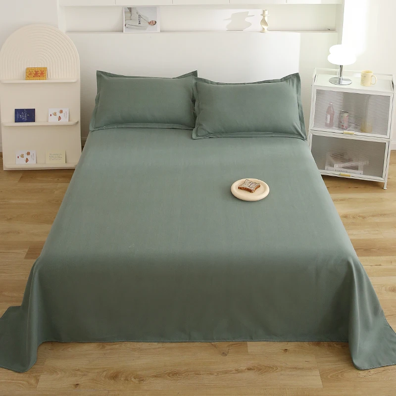 Twin solid color bed sheet, single bed sheet 120x230cm, suitable for all seasons