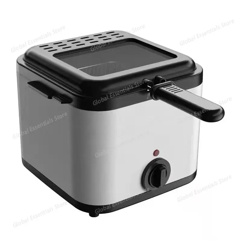 Electric Fryer Large Capacity Home French Fries Fryer All-in-One Deep Fryer Kitchen Appliances With Basket
