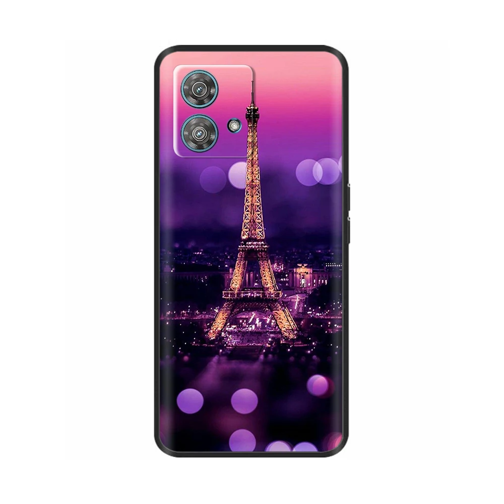 For Moto Edge 40 Neo Case Shockproof Shell Soft Silicone TPU Back Cover For Motorola Moto Edge40 Edge 40 Neo 5G Phone Cases Etui