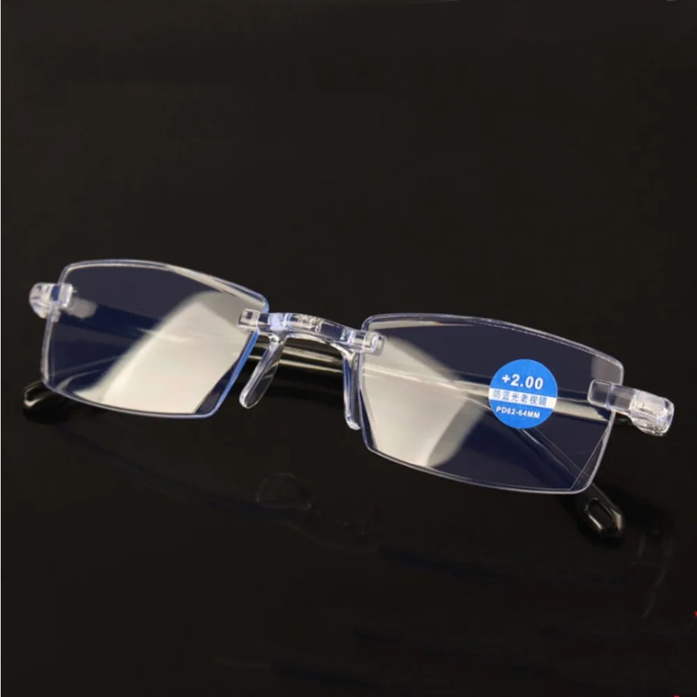 Anti-blue Light Reading Glasses Men Middle-aged and Elderly Women Fashion Anti-fatigue HD and Wear-Resistant Blocking Glasses