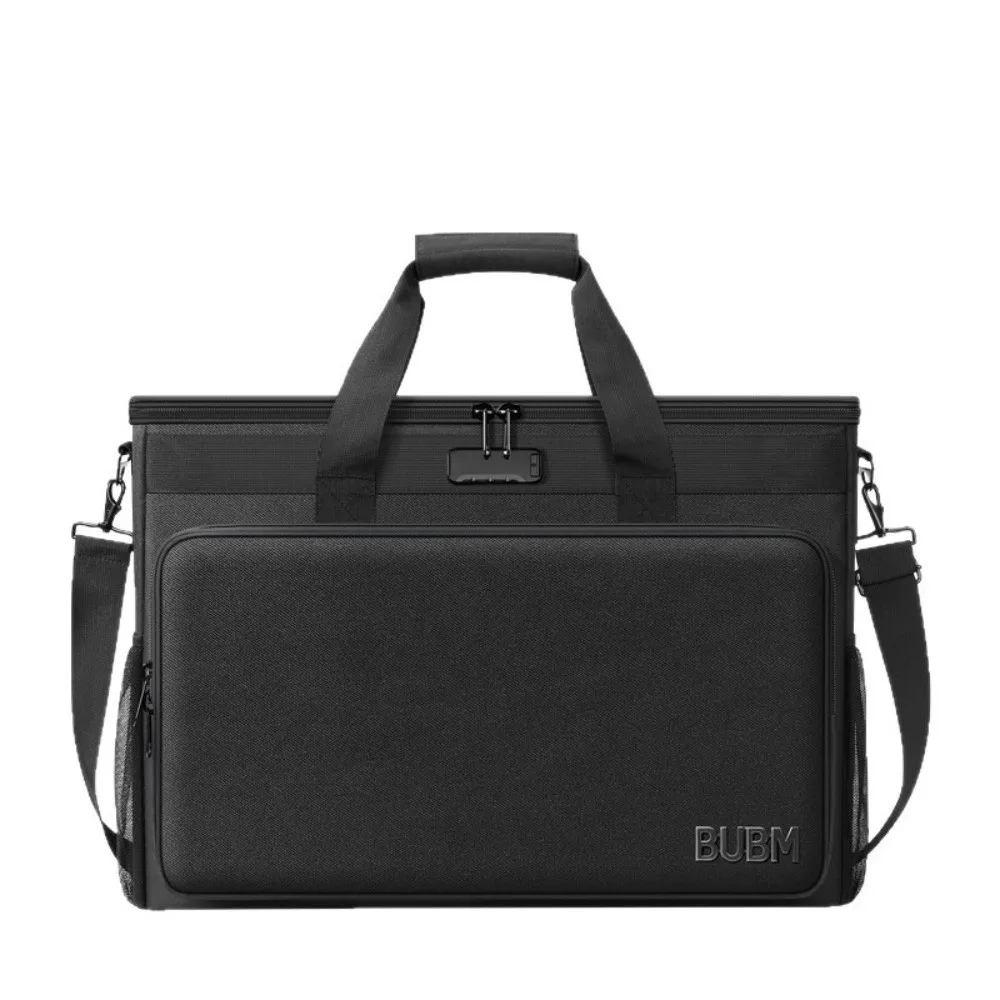 

Shockproof Computer Monitor Storage Bag Large Capacity with Password Lock 25/32 inch Screen Carrying Case Multifunctional
